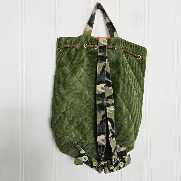 Stephen Joseph Backpack Kids Quilted Mixed Fabrics Zoo Safari Textured - Picture 6 of 14